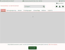 Tablet Screenshot of naturprodukte24.net
